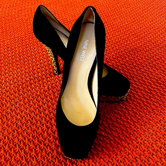 Nine West cheetah print detail platform pumps - Picture 6 of 6